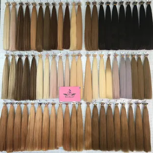 Großhandel Jungfrau Echthaar Double Drawn Tape ins Russische Remy Full Cuticle Cabelo Humano Natural Tape Haar verlängerungen