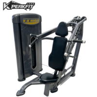 Mesin Chest Shoulder Press 2 in 1 Heavy Duty, Peralatan Gym untuk Latihan Kekuatan Tubuh Bagian Atas di Rumah, Peralatan Fitness Komersial