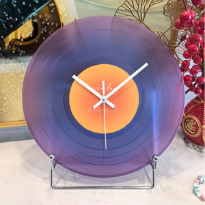 Sáng Tạo Vinyl Kỷ Lục Đồng hồ mặt trời với thạch trong suốt màu figurine Vinyl xem - Product Image 6