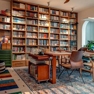 Librerie e Scaffali Modulari in Legno Personalizzati Moderni Minimalisti di Lusso con Illuminazione LED per Soggiorno Camera da Letto Sala da Pranzo - Product Image 1