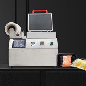 เครื่องแพ็คอาหารพลาสติกแบบสุญญากาศเครื่องปิดผนึกถาดบรรจุอาหารด้วยตนเองขนาดเล็ก - Product Image 4