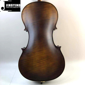 2024 Instruments à cordes de musique Jingying, JYCE-E400 nouveau <span class=keywords><strong>violoncelle</strong></span> d'étudiant en érable flammé en <span class=keywords><strong>bois</strong></span> massif de style coréen - Product Image 3