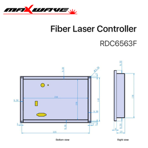 Bản Gốc <span class=keywords><strong>Ruida</strong></span> RDC6563F BM138 Máy Cắt Bằng Sợi Quang Bảng Điều Khiển Hệ Thống Bảng Điều Khiển - Product Image 4