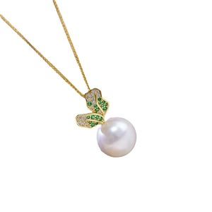 WENCHI China Colgante de Plata S925 DIY para Collar con Cuentas Redondas de 10-15mm, con Colgante de Rábano Vacío 10446, Accesorios para Perlas Sueltas - Product Image 5