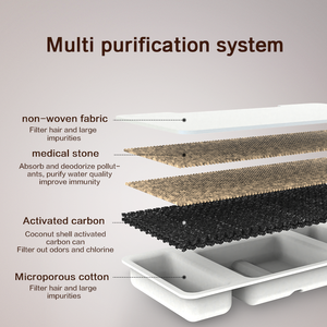 نافورة مياه أوتوماتيكية للحيوانات الأليفة من الفولاذ المقاوم للصدأ فائقة الهدوء سعة 3.2 لتر كبيرة الحجم تعمل بالكهرباء للقطط والكلاب - Product Image 4
