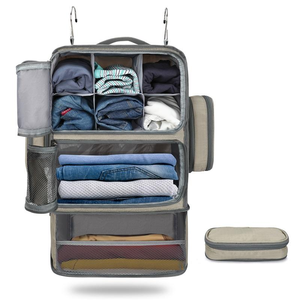 Organisateur de vêtements <span class=keywords><strong>suspendu</strong></span> pliable en tissu Oxford personnalisé pour armoire, à suspendre derrière les portes ou au <span class=keywords><strong>chevet</strong></span>, à usage spécial - Product Image 5