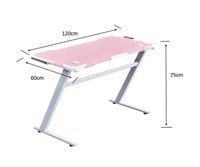 Table d'ordinateur portable à hauteur réglable rose Mobilier commercial moderne pour la maison et le bureau pour hôtels et bureaux Bureaux d'ordinateur