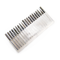 Lot de 20 limes rotatives en carbure pour la sculpture sur bois Grains de 3mm pour le bricolage Accessoire de rainurage et de sculpture