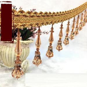 폴리 에스터 소재 페르시 커튼 액세서리 비즈 레이스 장식 사용 커튼 프린지 커튼 트림 - Product Image 4