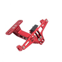 Support de plaque d'immatriculation universel en aluminium réglable pour moto, compatible MT07 MT09 - Vente flash