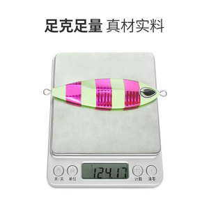 Señuelo Artificial Luminoso de 60g, 80g, 100g, 120g, de Aleación de Aluminio, para Pesca en Barco, Jigging, Pesca en Agua Salada - Product Image 5