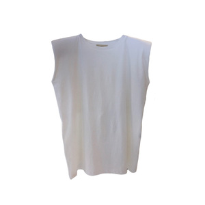 Kaos <span class=keywords><strong>Tank</strong></span> Top Wanita Tanpa Lengan Model Longgar Kerah Bulat Polos Laris untuk Musim Panas Pakaian Wanita Korea - Product Image 6