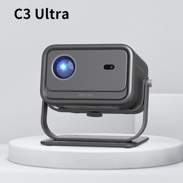 OBE C3 Ultra Native 1080P Projector 1000 CVIA Lumens 120Hz MT9669 Chip 4GB+64GB LCD Projector Eye-Care Auto Focus Keystone