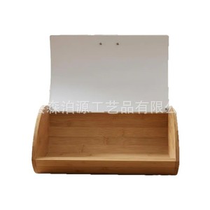 Boîte à pain en bambou Senboyuan avec couvercle, rangement pour comptoir, boîte à pain de cuisine, conteneur alimentaire anti-humidité - Product Image 5
