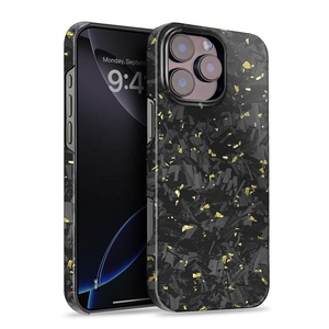Cá Nhân Sang Trọng Sợi Carbon Trường Hợp Điện Thoại Cho <span class=keywords><strong>Iphone</strong></span> 16Pro/16 Pro Max Bền Froged Màu Xanh Đỏ Tím Bìa Điện Thoại Di Động Trường Hợp - Product Image 3