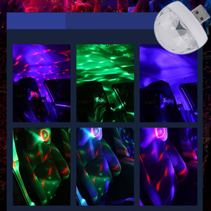 Pequeña Luz Mágica de Discoteca con Activación por Sonido, 7 Colores, Decoración para Fiestas, Bola de Discoteca USB, Luces de Discoteca LED - Product Image 3