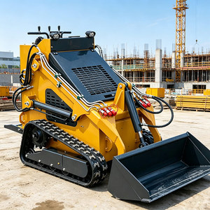 Versatile Mini Compact Front <b>Wheel</b> Skid Steer <b>Small</b> Track Engine High Efficiency Professional Construction - Product Image 3