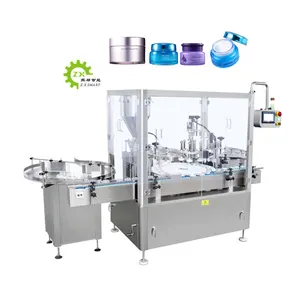 ZXSMART China Manufacture 2 Heads Automatic Cosmetics Body Lotion Face Cream Filling Machine