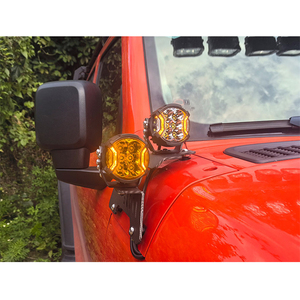 IP67 không thấm nước <span class=keywords><strong>LED</strong></span> làm việc ánh sáng 27 Wát vuông offroad <span class=keywords><strong>LED</strong></span> Spotlight 3 inch <span class=keywords><strong>LED</strong></span> Đèn lái xe cho 4x4 off road - Product Image 5