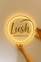 Maßgefertigte Geschäftslogos LED-Hintergrundbeleuchtete Schilder Acryl-Neonschilder Ladenschilder Fernbedienung für Hochzeiten & Hotels Außenwerbung
