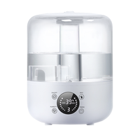 Humidificateur 3L pour la maison et la chambre, silencieux, volume de brume réglable, diffuseur intelligent de bureau, atomiseur et diffuseur d'huiles essentielles