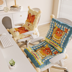เบาะรองนั่งลายการ์ตูนสตาร์รี่สกาย แผ่นรองเก้าอี้หนาป้องกันการลื่นไถลสำหรับโต๊ะทำงานหอพักนักเรียนใช้ความแน่นปานกลางกำมะหยี่ดัตช์ - Product Image 2