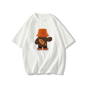 เสื้อยืดชุดนอนผู้หญิงผ้าฝ้าย 100% พิมพ์ลายด้วยความร้อน น้ำหนักเบาแต่เนื้อผ้าทึบ พับเก็บได้ พกพาสะดวก - Product Image 1