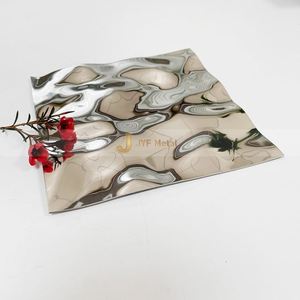 OEM LL41 High <b>Mirror</b> Polished Stainless Steel Ceiling <b>Sheet</b> 201 304 316 Water Ripple Design for Shopping Malls Plate Bending - Product Image 6