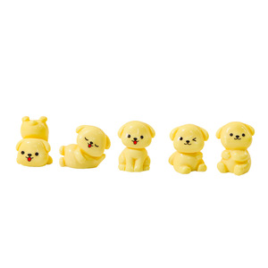 Figura de Cachorro Amarillo en Miniatura, Adorno de Animal en Resina Plástica 3D, Decoración para el Hogar, Origen Yiwu, Primavera 2026 - Product Image 1