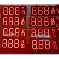 Cambiador de precios de gas LED Señal de caja de luz LED de 16 pulgadas