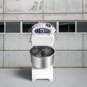 Abbastanza rumore automatico monofase per panetteria commerciale con coperchio di sicurezza grande Stand spirale 50kg impastatrice italiana - Product Image 1