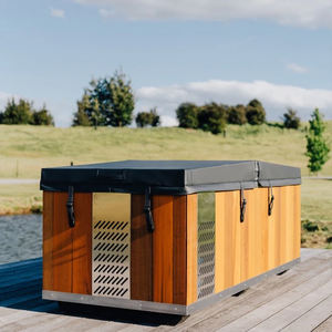 <span class=keywords><strong>Chauffe</strong></span>-<span class=keywords><strong>eau</strong></span> de spa extérieur de style industriel en acier inoxydable électrique, capacité de 2 à 5 <span class=keywords><strong>personnes</strong></span>, forme ronde, design chinois - Product Image 2