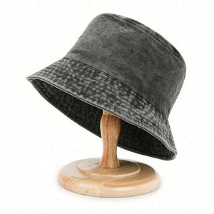 Chapeau de pêcheur en denim délavé, design personnalisé, tendance et élégant, vente en gros - Product Image 1