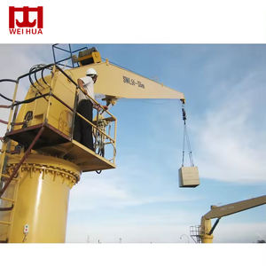 Grúa marina de cubierta de barco de alta resistencia con capacidad personalizada de 20t 30t, grúa marina de pluma articulada de 15 toneladas con rotación completa de 360°, precio de 80 toneladas - Product Image 6