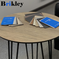 Plateau de table rond en stratifié HPL Brikley 12 mm, imperméable, phénolique, pour café bistro