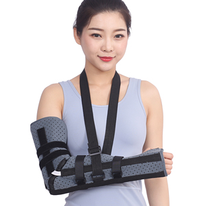 Fracture du bras Chirurgie au lieu de plâtre Bandage respirant Bras Sling avec latte Coude Brace Coude Fixation Ceinture - Product Image 3
