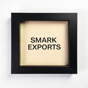 Cadre photo en bois noir de qualité supérieure, créatif, écologique, fait main, pour affichage mural et sur table, décoration intérieure et de bureau - Product Image 1