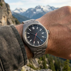 Reloj de Pulsera Mecánico Automático de Lujo para Hombre, Miyota 9075 GMT, Logotipo Personalizado, Grado 5, Grado 2, Titanio T5, Fabricantes OEM - Product Image 1