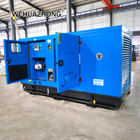 Kompakter Ricardo 80kVA 100kVA Dreiphasiger Geräuscharmer Dieselgenerator mit ATS für Wohngebiete Kleine Werkstätten Notstromversorgung