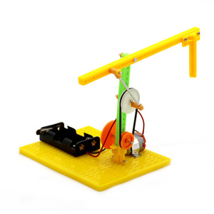 Kit de modelo de bomba de aceite de transmisión mecánica, juguete educativo de plástico para niños de 7 a 9 años, operación manual, geométrico - Product Image 3