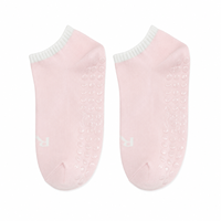 Chaussettes de yoga et de Pilates antidérapantes en coton avec grip en silicone, logo personnalisé, faible MOQ, fabricant OEM, vente en gros