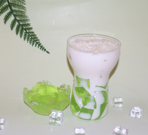 Bebida Instantânea de Bubble Tea com Gelatina de Pandan Mastigável e Extrato de Folha de Pandan Real - Product Image 3