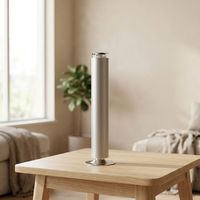 Diffuseur d'aromathérapie commercial en aluminium, électrique, sans eau, rechargeable, écologique, avec éclairage LED intelligent et technologie nano à double liquide