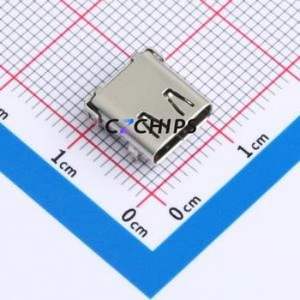 BX-TYPE-C-Q-MWT24P USB Connector SMD Connector ( Connector Type: Type-C )( Gender: Female )( Mounting Type: Horizontal Mount ) - Product Image 1