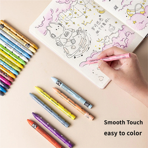 Crayons de cire professionnels CARAN D'ACHE NEOCOLOR I, 50 couleurs, texture huileuse, non toxiques, couleurs métalliques, pour enfants et étudiants en art - Product Image 4