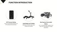 Nieuwe Product G5 Golf Caddy Afstandsbediening en APP-besturing Golfkar Automatisch volgende Golftrolley