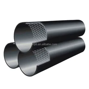 Tuyau composite HDPE durable DN90 DN110 DN160 avec armature en treillis métallique pour protection incendie, en plastique, fourni directement par l'usine - Product Image 4