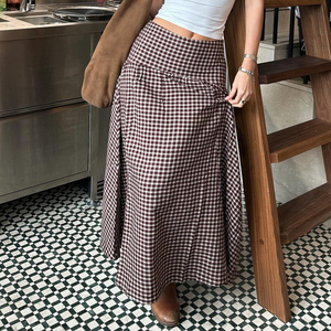 กระโปรงทรงเอลายสก็อต Y2K สำหรับผู้หญิง ฤดูร้อน เอวสูง ทรงเข้ารูป สไตล์ Preppy สีสันตัดกัน กระโปรงสั้นลำลอง สตรีทแวร์ - Product Image 3