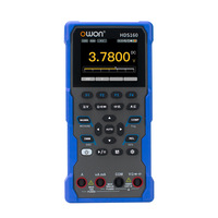 OWON Multimeter genggam AC/DC HDS120/HDS160, Multimeter genggam empat dan a setengah Digit dengan osiloskop
