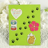 AAGU fai da te in acciaio al carbonio taglio Die Scrapbooking Album in rilievo artigianato animale impronta Crawl traccia Scrapbooking Craft